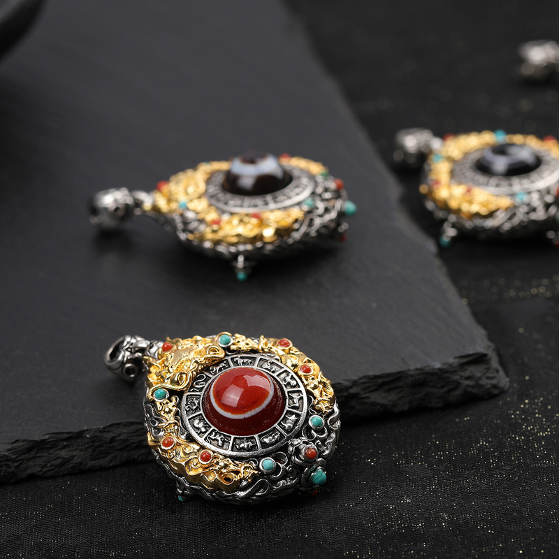 Tibetan-Style Pendant Necklace - Ethnic Fashion Design review and price