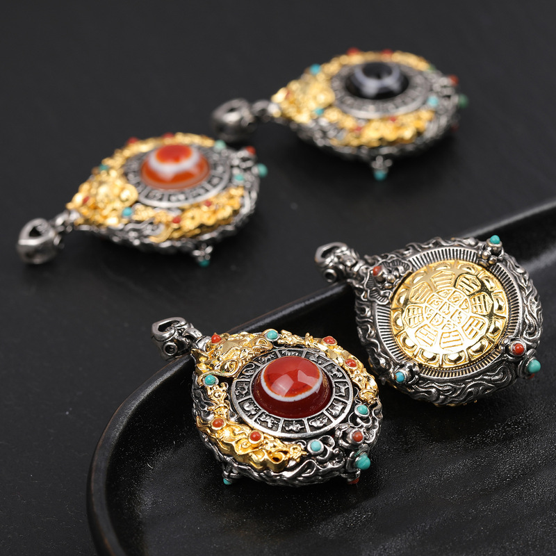 Tibetan-Style Pendant Necklace - Ethnic Fashion Design review and price